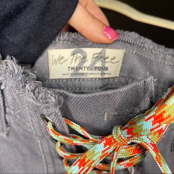 FREE PEOPLE LACE-UP SHORTS - Picture 6 of 6